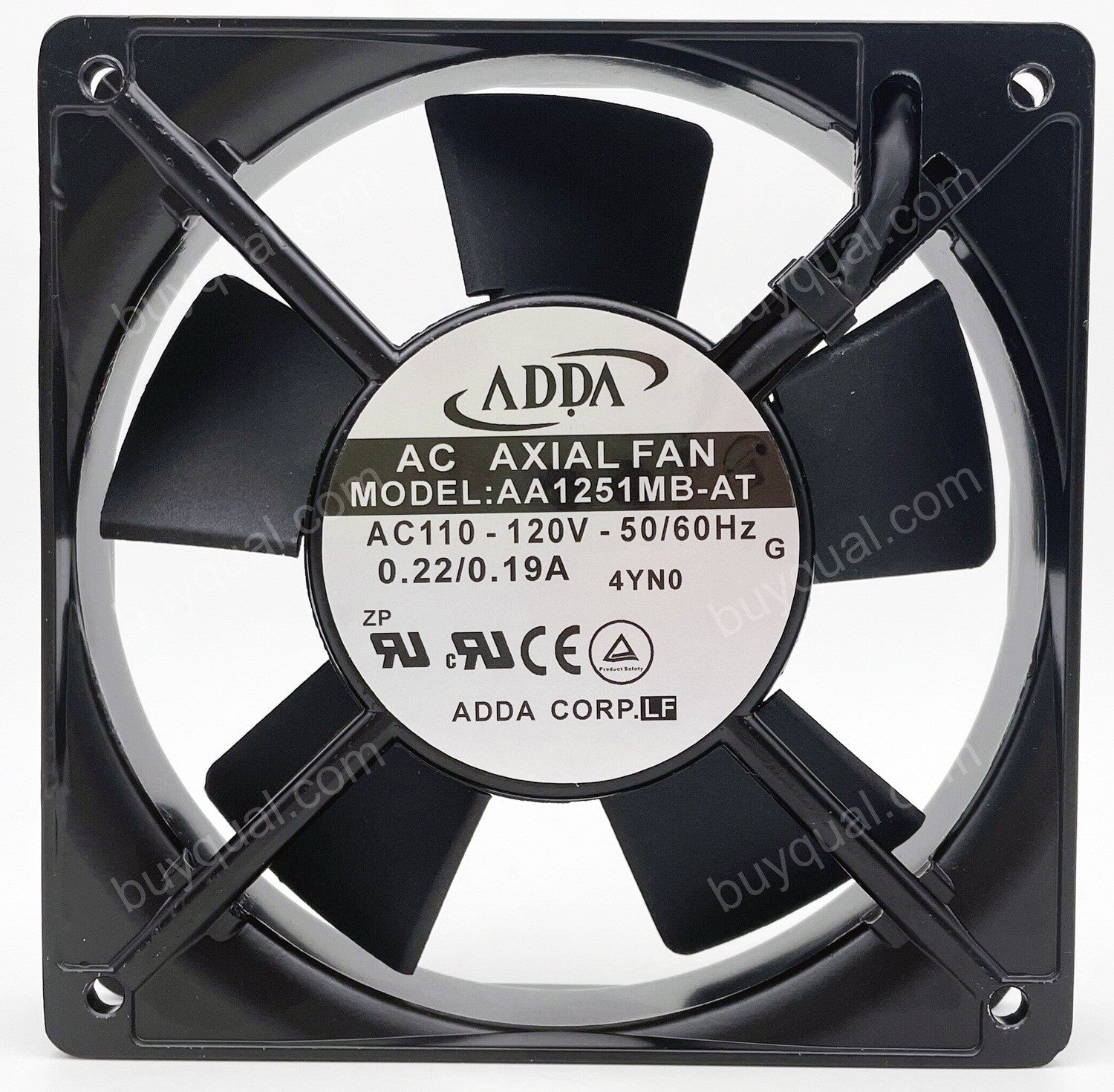 ADDA AA1251MB-AT 110/120V 0.22/0.19A Cooling Fan ADDA AA1251MB-AT 110/120V 0.22/0.19A Cooling Fan